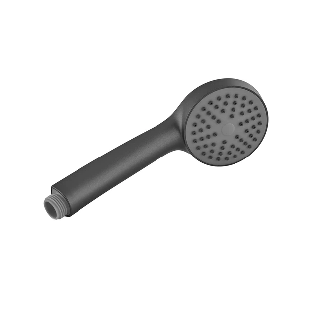 Змішувач для душової кабіни Plamix CEZAR-003 SET Graphite, зі шлангом, лійкою та кронштейном (PM0689) - Фото 4 Змішувач для душової кабіни Plamix CEZAR-003 SET Graphite, зі шлангом, лійкою та кронштейном (PM0689) - зображення 4