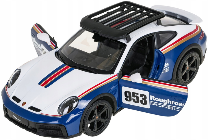 Auto zdalnie sterowane Rastar Sportowy samochodzik Porsche 911 Dakar Performance 1:14 (6930751324404) - obraz 7