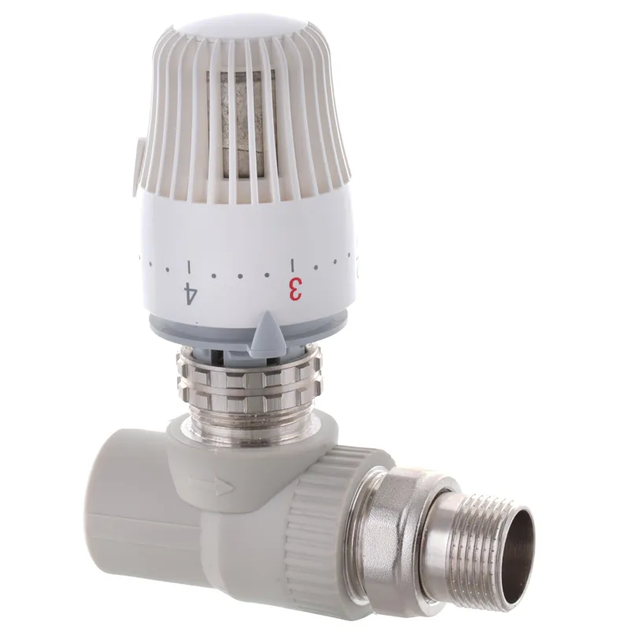 Кран термостатический с термоголовкой прямой PPR Koer 25x3/4 K0156.Pro KP0199 - Фото 1 Кран термостатический с термоголовкой прямой PPR Koer 25x3/4 K0156.Pro KP0199 - изображение 1