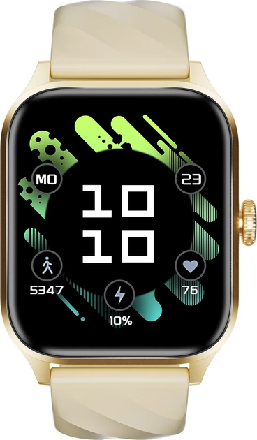 Smartwatch Weofly Active Beige (WY-ACTIVE/GD) - obraz 1