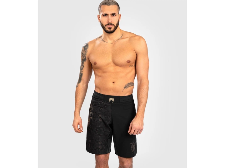 Шорти для ММА VENUM Santa Muerte Dark Side Fightshorts XL чорний/коричневий (5576) - изображение 5