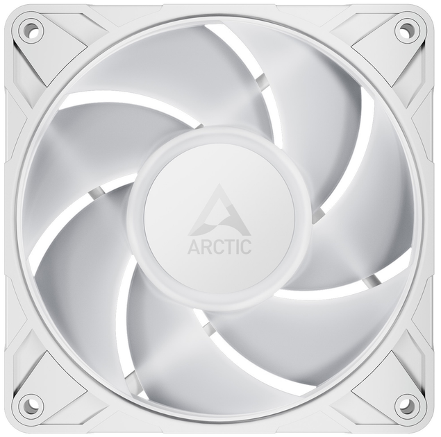 Набір вентиляторів Arctic P12 Pro A-RGB - 3 Pack White (ACFAN00326A) - зображення 3