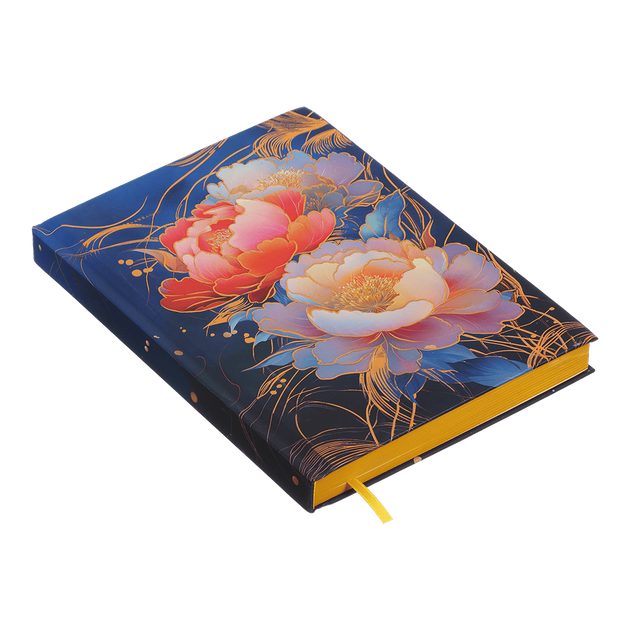 Ежедневник недатированный полиграфический А5 Buromax Peony 336 страниц (BM.20170-03) - изображение 3