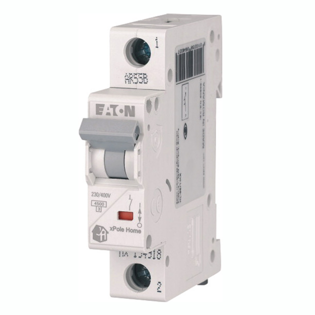 Автоматический выключатель Eaton HL-C10/1 1P 10А тип C - изображение 2
