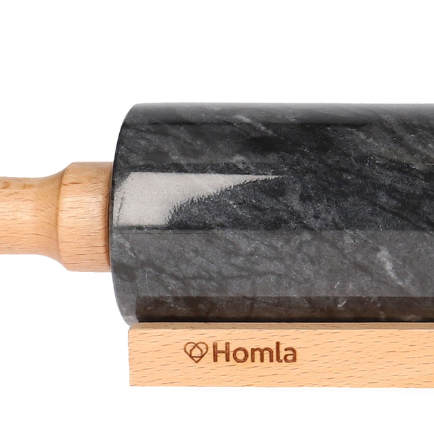 Качалка для тіста Homla мармурова з підставкою 45 см (5904183812038) - зображення 4