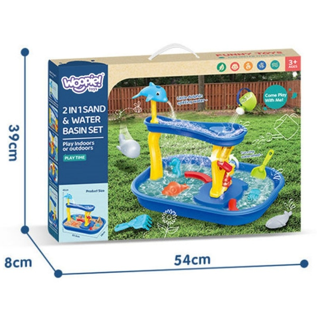 Stolik wodny Woopie Wodospad delfinek 11 elementów 53682 (5906280653682) - obraz 5