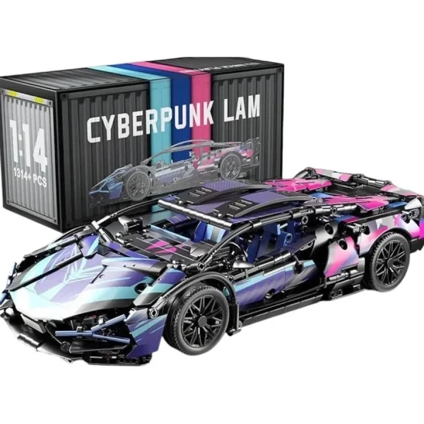 Конструктор суперкар Lamborghini, двери-ножницы, работающий рулевой механизм - Фото 3 Конструктор суперкар Lamborghini, двери-ножницы, работающий рулевой механизм - изображение 3