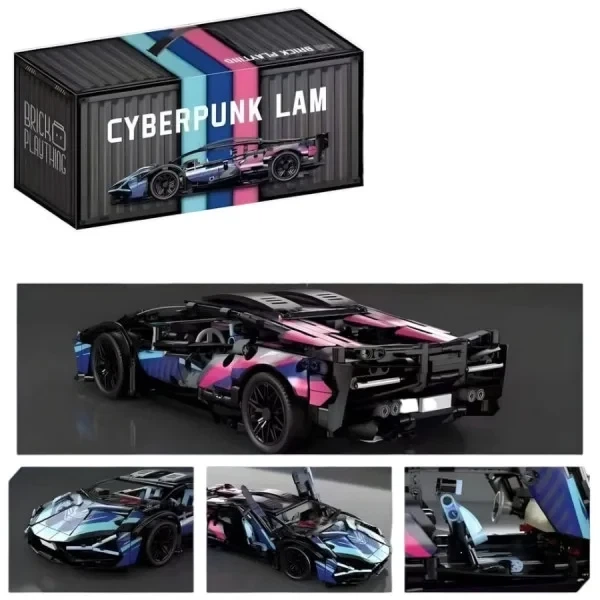 Конструктор суперкар Lamborghini, двери-ножницы, работающий рулевой механизм - Фото 6 Конструктор суперкар Lamborghini, двери-ножницы, работающий рулевой механизм - изображение 6