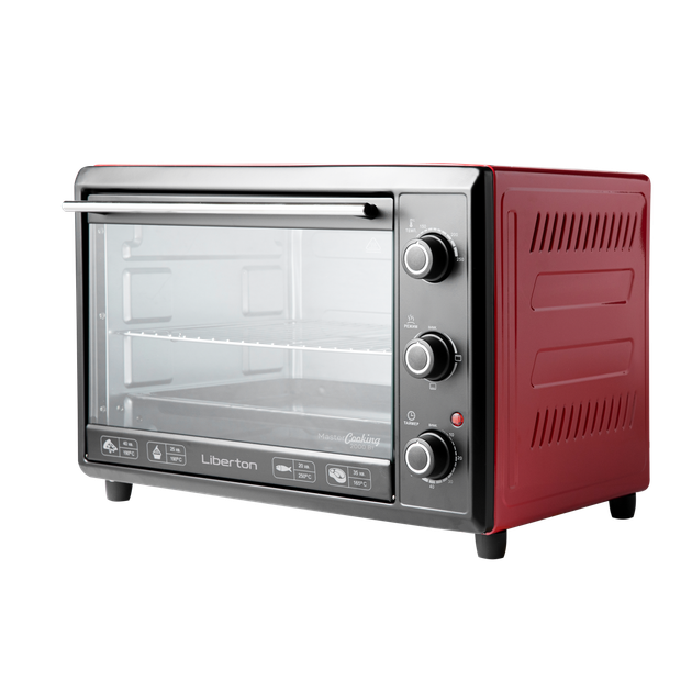 Электродуховка LIBERTON LEO-400 Red - изображение 2