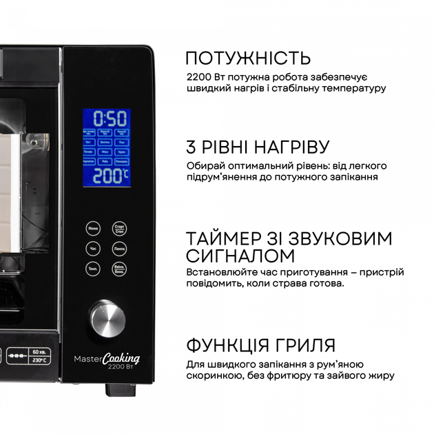 Електродуховка LIBERTON LEO-601E Black - зображення 4