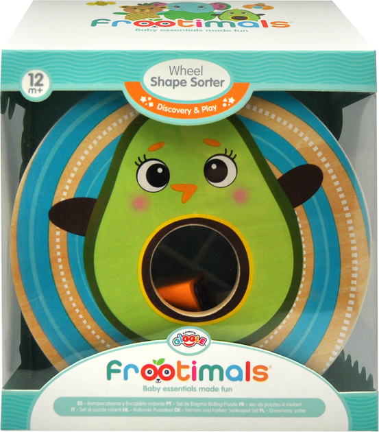 Zabawka interaktywna Frootimals Drewniany sorter w kształcie koła Miss Pio Chickicado FT00028 (8435507867627) - obraz 5