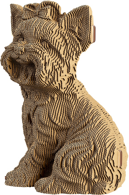 3D пазл картонний Cartonic Йоркширський тер'єр CARTYORK (4820191134706) - зображення 2