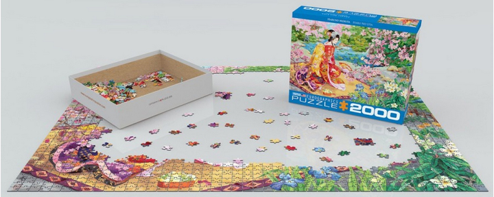 Пазл EuroGraphics Весняна пісня Харуйо Моріта 2000 ел 8220-0975 (628136209755) - зображення 3
