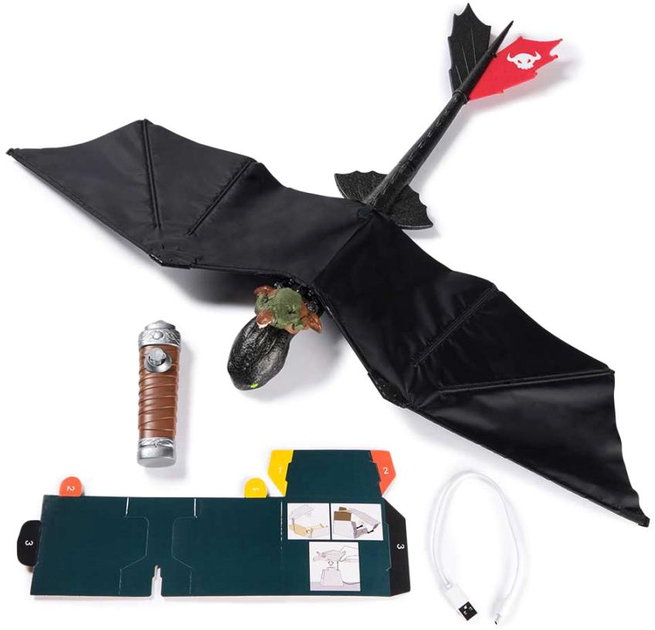 Іграшка на дистанційному керуванні Dragons Як приборкати дракона - Беззубик 6074369 (681147089600) - зображення 7