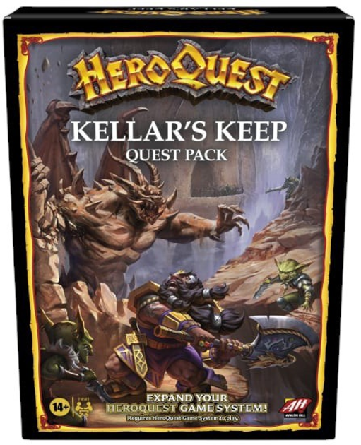 Додаток до настільної гри Hasbro HeroQuest Kellar´s Keep expansion quest pack (5010993938070) - зображення 1