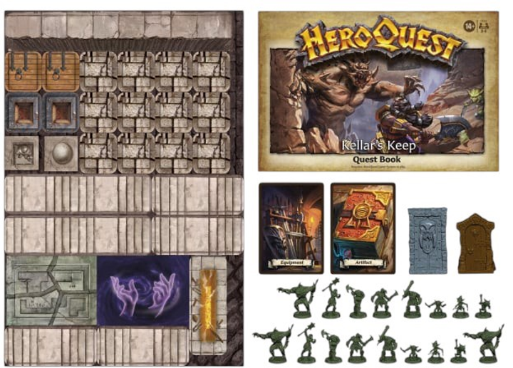 Додаток до настільної гри Hasbro HeroQuest Kellar´s Keep expansion quest pack (5010993938070) - зображення 2