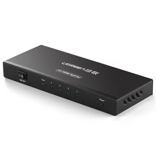 Сплиттер UGREEN HDMI Splitter 1 In 4 Out EU (UGR-40202EU) - Фото 2 Сплиттер UGREEN HDMI Splitter 1 In 4 Out EU (UGR-40202EU) - изображение 2