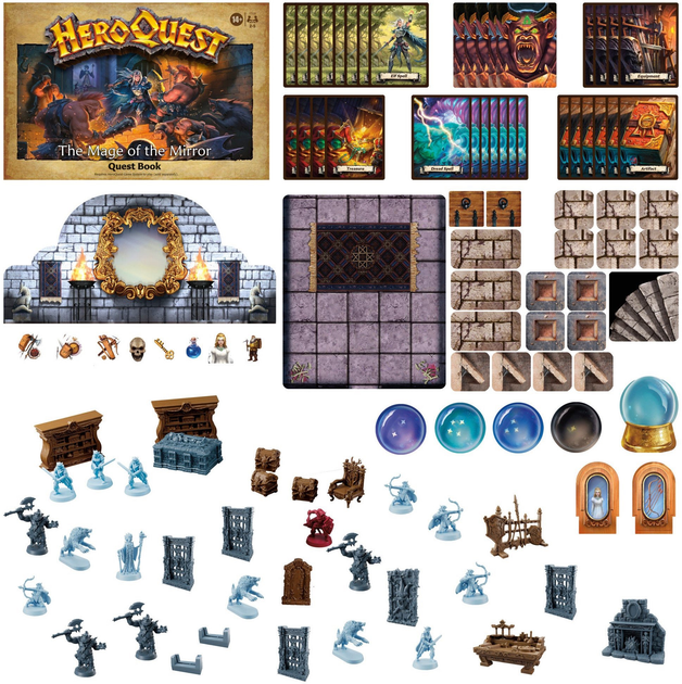 Додаток до настільної гри Hasbro HeroQuest Mage of the mirror expansion quest (5010994202460) - зображення 5