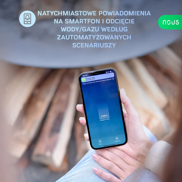 Розумний електропривод клапана NOUS L3 (Wi-Fi) (5907772033951) - зображення 5