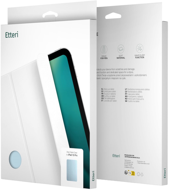 Etui z klapką Etteri do Samsung Galaxy Tab A9 Plus 11" Blue (5907504541815) - obraz 7