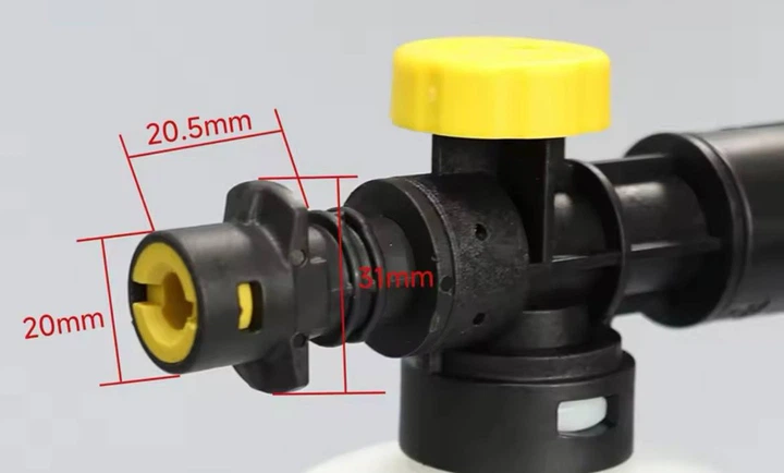 Пінна насадка на Karcher K2 K3 K4 K5 K6 K7 750 мл - зображення 3