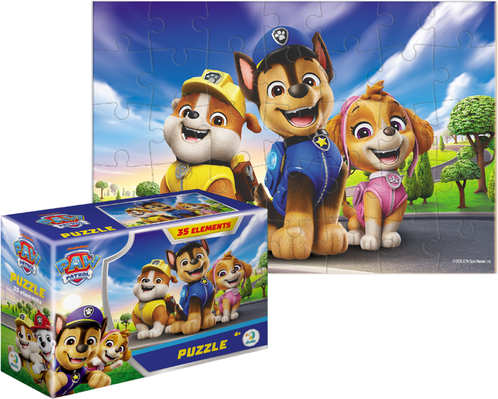 Мини-пазл DoDo Paw Patrol Улыбаемся вместе 35 элементов (4823115912800) - изображение 3