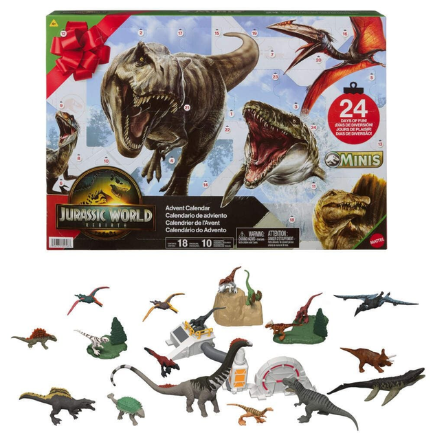 Zestaw Mattel JGB67 Jurassic World Kalendarz adwentowy (194735309566) - obraz 1
