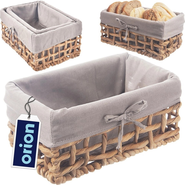 Kosz do przechowywania Orion naturalny 26.5 x 17 x 12.5 cm (8592381193300) - obraz 6