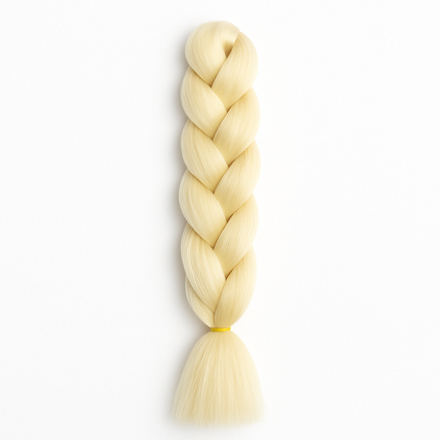 Канекалон однотонний блонд А11/613 Jumbo Braid коса 60 см - Фото 2 Канекалон однотонний блонд А11/613 Jumbo Braid коса 60 см - зображення 2