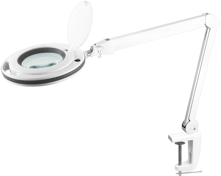 Lampa warsztatowa z lupą Rebel 5D 10W 6500 K (5901890070942) - obraz 1