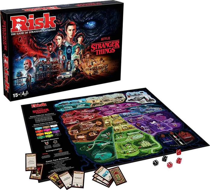 Настільна гра Winning Moves Risk Stranger Things (англійська версія) (5036905056540) - зображення 2