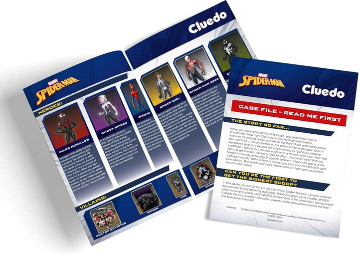 Настільна гра Winning Moves Cluedo Spider-Man (англійська версія) (5036905057509) - зображення 6