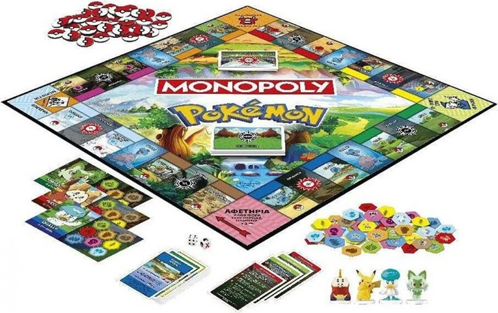 Настільна гра Hasbro Monopoly Pokemon (грецька версія) (5010996308405) - зображення 2