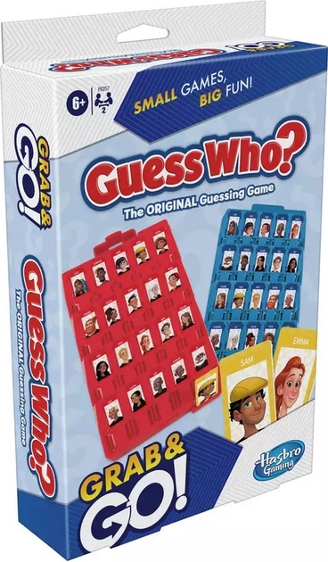 Настільна гра Hasbro Grab and Go Guess Who? (англійська версія) (5010996164490) - зображення 2