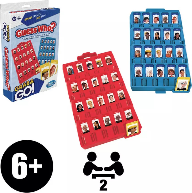 Настільна гра Hasbro Grab and Go Guess Who? (англійська версія) (5010996164490) - зображення 6