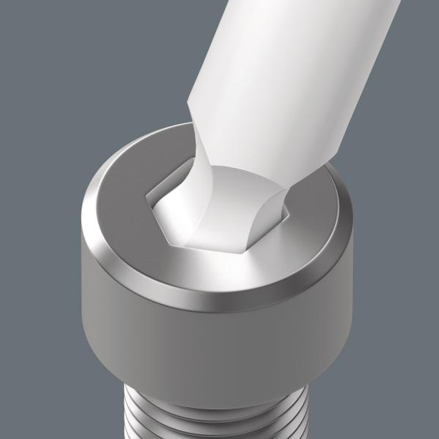 Набір ключів шестигранних Wera Hex-Plus 6 SB з кульовим наконечником 9 шт (05073596001) - зображення 4