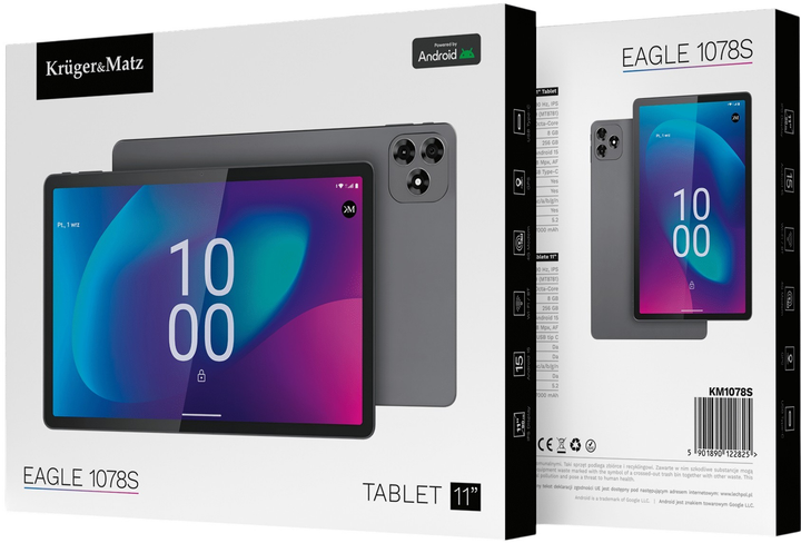 Планшет Kruger&Matz EAGLE 1078S Wi-Fi LTE 8/256GB Grey (5901890122825) - зображення 6