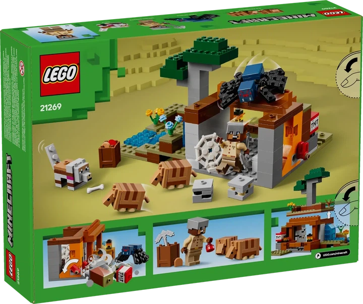 Конструктор LEGO Minecraft Шахтная экспедиция Броненосец (The Armadillo Mine Expedition) 21269 - изображение 2