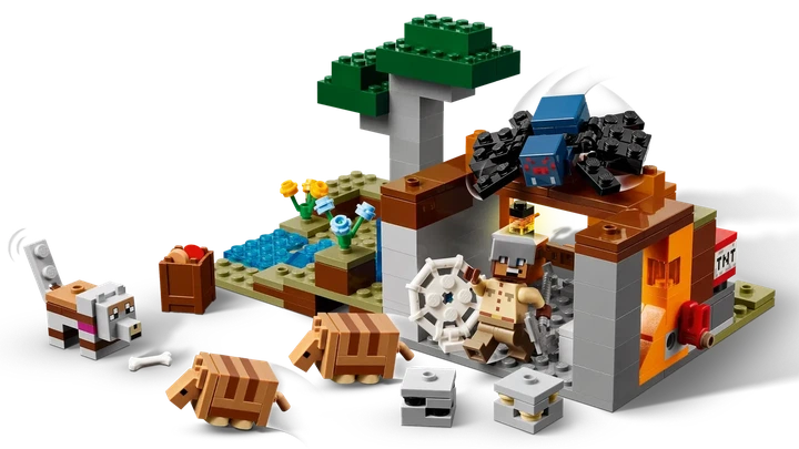 Конструктор LEGO Minecraft Шахтная экспедиция Броненосец (The Armadillo Mine Expedition) 21269 - изображение 4