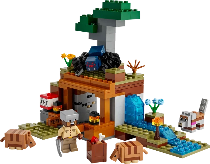 Конструктор LEGO Minecraft Шахтная экспедиция Броненосец (The Armadillo Mine Expedition) 21269 - изображение 5