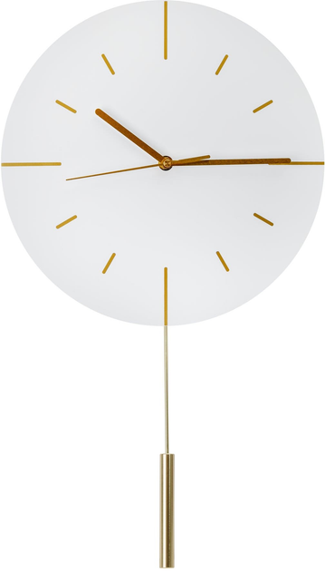 Zegar ścienny Platinet Lark Biały (5907595459617) - obraz 1