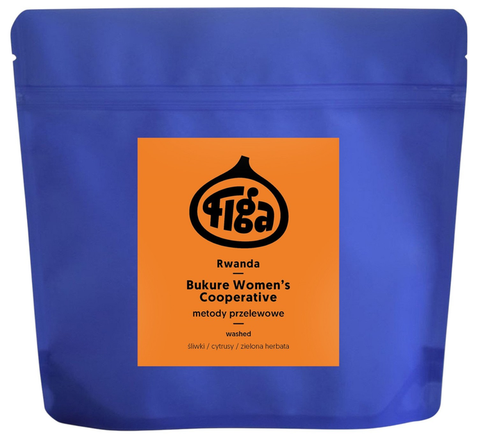 Kawa ziarnista Figa Coffee Rwanda Bukure Women’s Cooperative Washed Filter 250 g (5907127038648) - obraz 1