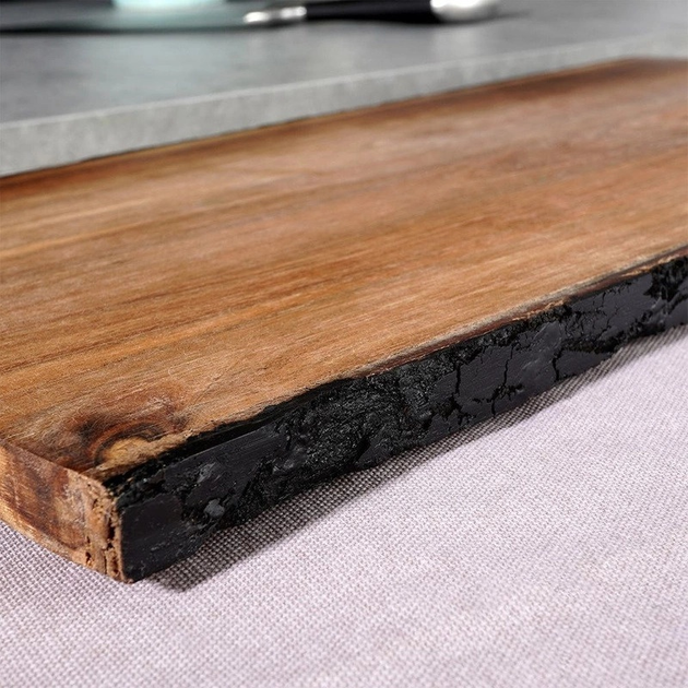 Deska do krojenia Orion do serwowania drewniana 56 x 20 x 1 cm (8592381164713) - obraz 5