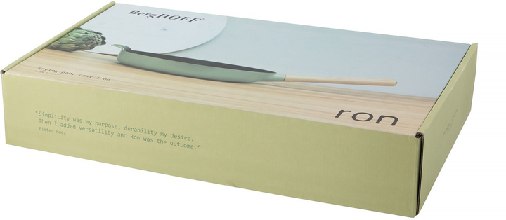 Patelnia BergHOFF Ron żeliwna Zielona 26 cm (5413821050447) - obraz 2