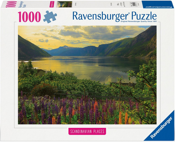 Puzzle Ravensburger Fjord in Norway 1000 elementów 12000115 (4005555001157) - obraz 1