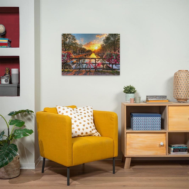 Puzzle Ravensburger Rowery w Amsterdamie 1000 elementów 12000662 (4005555006626) - obraz 4