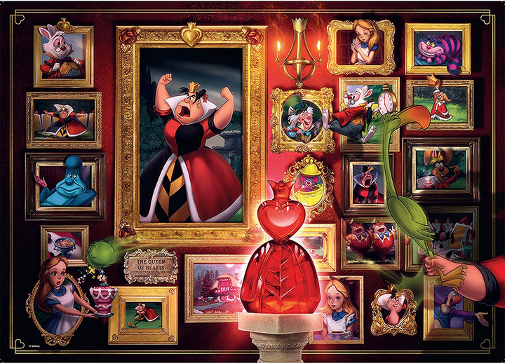 Puzzle Ravensburger Disney Villainous Królowa Kier 1000 elementów 12000038 (4005555000389) - obraz 2