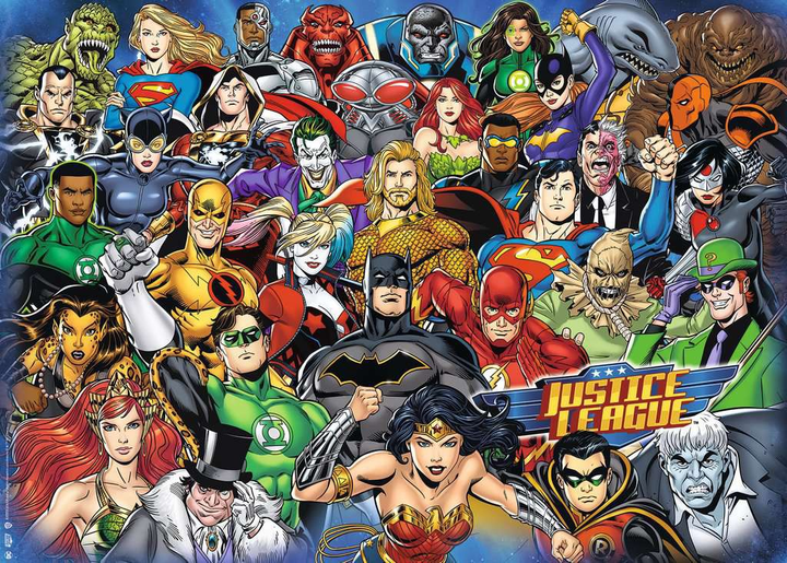 Puzzle Ravensburger Challenge DC Comics 1000 elementów 12000565 (4005555005650) - obraz 2