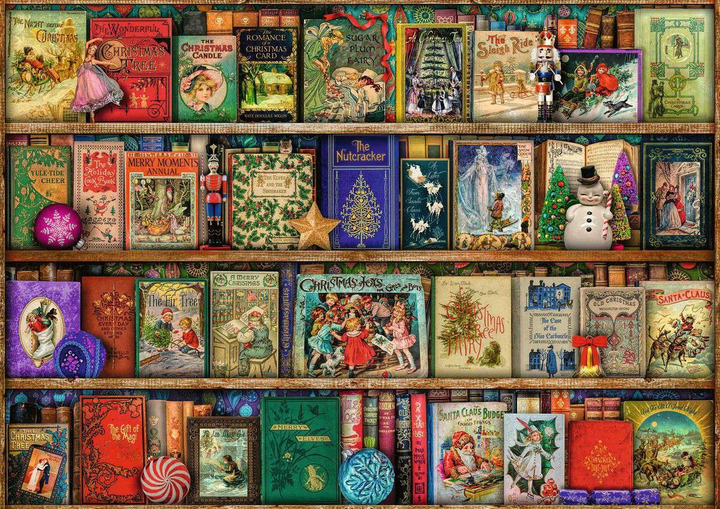 Пазл Ravensburger Різдвяна бібліотечка 1000 елементів 12000324 (4005555003243) - зображення 2