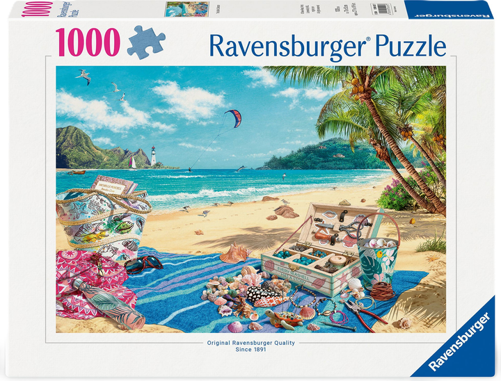 Puzzle Ravensburger Kolekcja muszli 1000 elementów 12000425 (4005555004257) - obraz 1